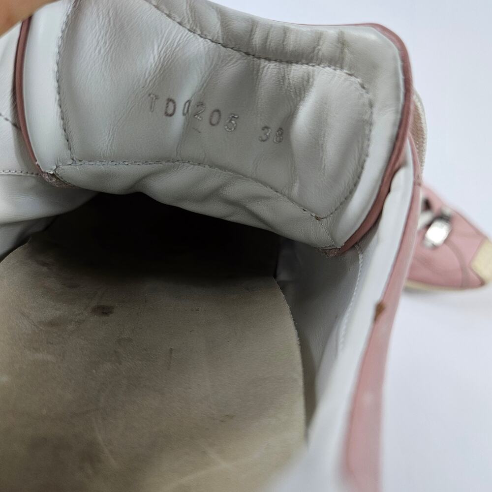 Y2k Christian Dior Sneakers Pink Metal Dior Lace Plate - Size 38 (8) - Picture 6 of 8